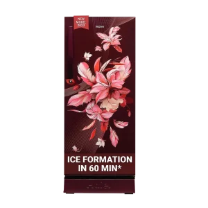 Haier 215 Litres 3 Star Direct Cool Single Door Refrigerator with Stabilizer Free Operation (HED-223RFB-P, Red Opal)