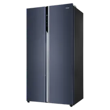 Haier 602 Litres 3 Star Frost Free Side By Side Door Smart Wifi Enabled Refrigerator with Deo Fresh Technology (HRS-682GKU1, Graphite Black) - Image 5