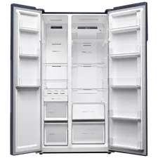 Haier 602 Litres 3 Star Frost Free Side By Side Door Smart Wifi Enabled Refrigerator with Deo Fresh Technology (HRS-682GKU1, Graphite Black) - Image 7