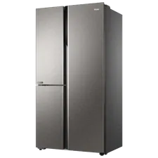Haier 598 Litres 3 Star Frost Free Side By Side Smart Wifi Enabled Refrigerator with Deo Fresh Technology (HRT-683ISU1, Inox Steel) - Image 4