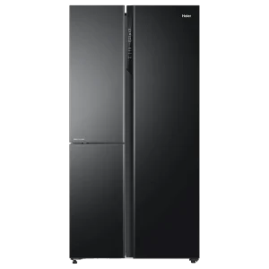 Haier 598 Litres 3 Star Frost Free Side By Side Smart Wifi Enabled Refrigerator with Deo Fresh Technology (HRT-683ISU1, Inox Steel)
