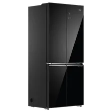 Haier 520 Litres 3 Star Frost Free French Door Convertible Refrigerator with Colorful Digital Display Panel (HRB-600KGU1, Black Glass) - Image 7