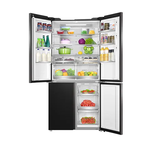 Haier 651 L, Black Glass Finish Bottom Mounted French Door Refrigerator HRB-758SIKGU1 - Image 6