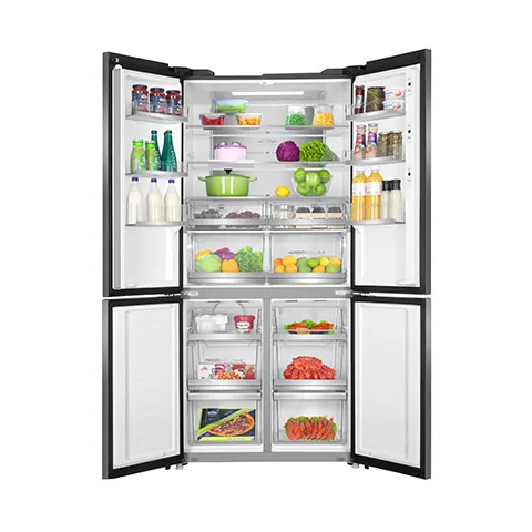 Haier 651 L, Black Glass Finish Bottom Mounted French Door Refrigerator HRB-758SIKGU1 - Image 7