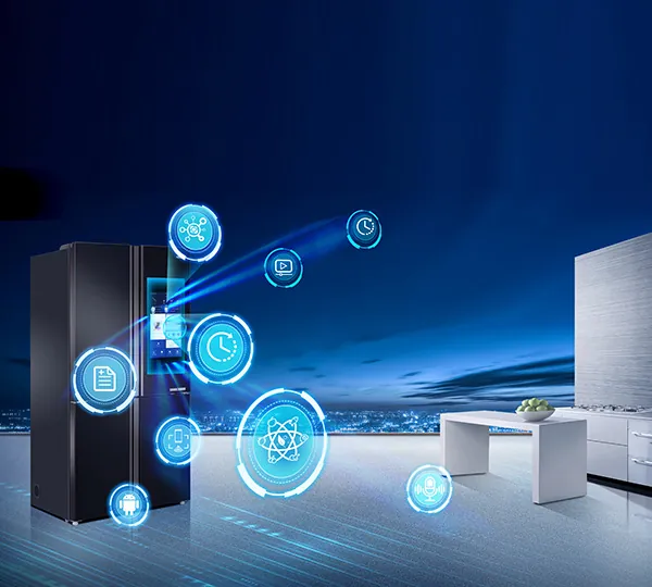 Haier 651 L, Black Glass Finish Bottom Mounted French Door Refrigerator HRB-758SIKGU1 - Image 10