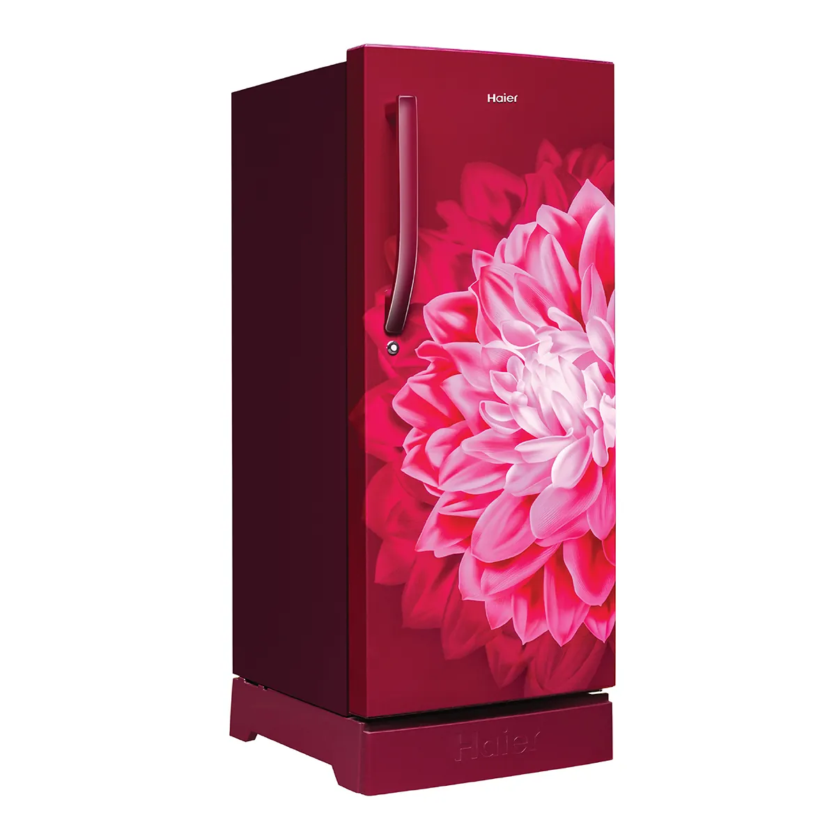 Haier 190 L, 5 Star, Red Dahelia Finish Direct Cool Single Door Refrigerator with Base Drawer HRD-2105PRD-P - Image 3