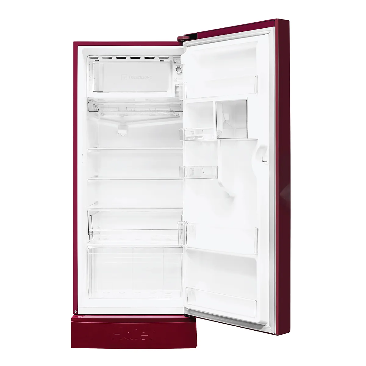 Haier 190 L, 5 Star, Red Dahelia Finish Direct Cool Single Door Refrigerator with Base Drawer HRD-2105PRD-P - Image 4