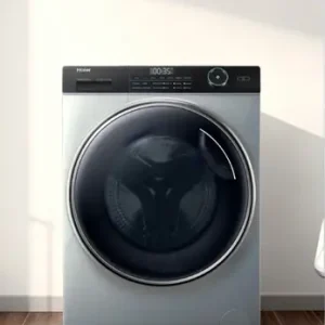 Haier 8 kg Super Drum 525, Puri steam & Refresh Fully Automatic Front Load Washing Machine with In-built Heater Grey  (HW80-DM14959CS3U1)