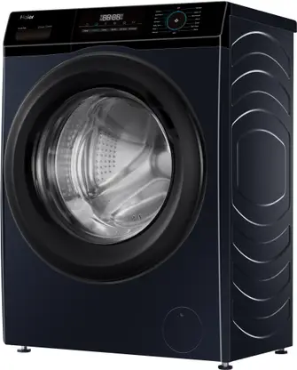 Haier 8 kg AI with Inverter Motor,Puristeam and Refresh Function, Anti Bacterial Technology, Super Drum 525mm with Custom Wash Programs Fully Automatic Front Load Washing Machine Black (EFL80-IM12IBIEBK) - Image 6