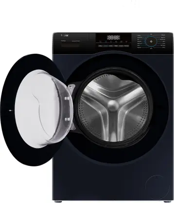 Haier 8 kg AI with Inverter Motor,Puristeam and Refresh Function, Anti Bacterial Technology, Super Drum 525mm with Custom Wash Programs Fully Automatic Front Load Washing Machine Black (EFL80-IM12IBIEBK) - Image 4