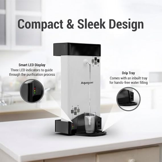 Aquaguard A-Star UV Water Purifier | Suitable for Municipal Water Only (TDS <200 ppm) | Not Suitable for Borewell/Tanker Water (TDS >200 ppm) | Free Service Plan worth ₹2000 - Image 5