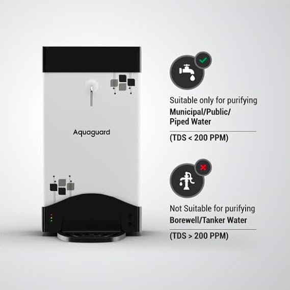 Aquaguard A-Star UV Water Purifier | Suitable for Municipal Water Only (TDS <200 ppm) | Not Suitable for Borewell/Tanker Water (TDS >200 ppm) | Free Service Plan worth ₹2000 - Image 2