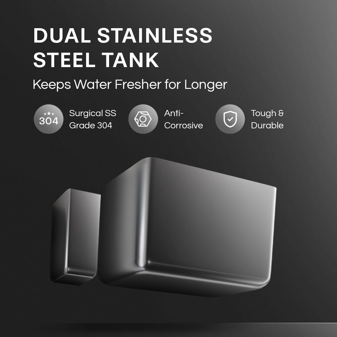 Aquaguard Aspire Blaze Insta UV+UF Stainless Steel Hot & Ambient Copper Water Purifier - Image 5