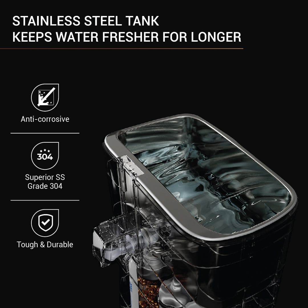 Aquaguard Eden UV Stainless Steel Copper Water Purifier EDEN UV+SS - Image 5