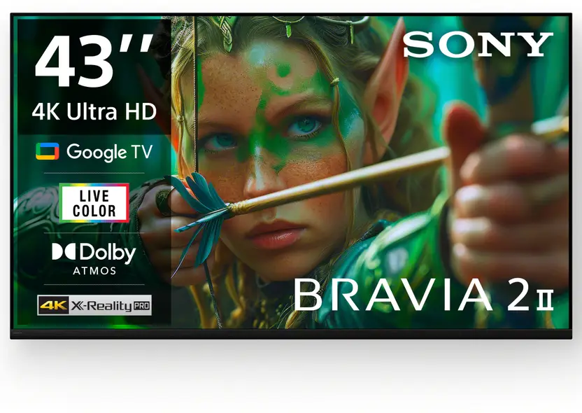 SONY BRAVIA 2 II 108 cm (43 inch) Ultra HD (4K) LED Smart Google TV (K-43S22M2)
