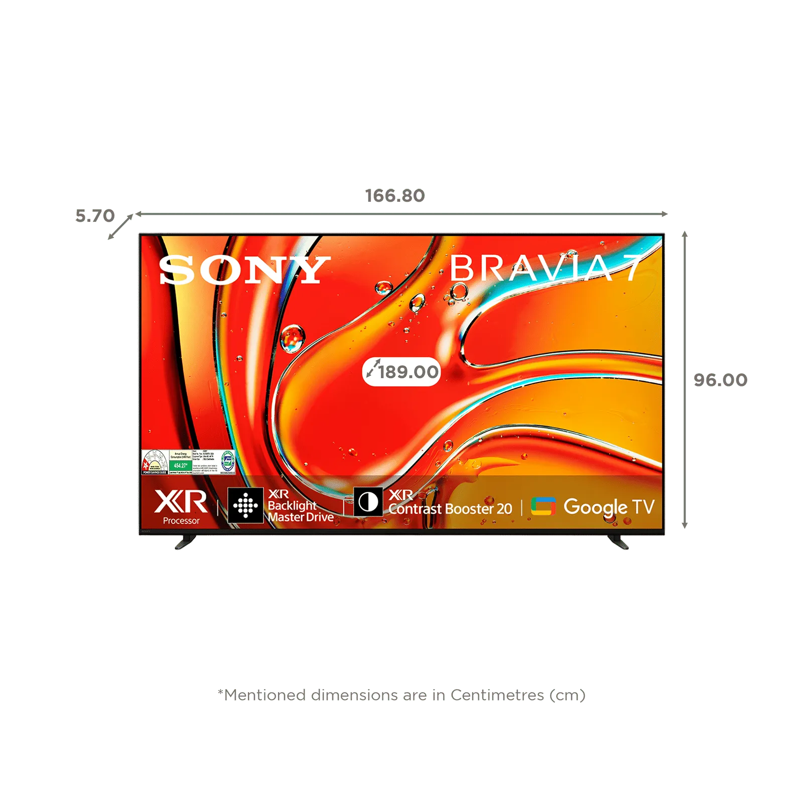 SONY BRAVIA 7 190.5 cm (75 inch) Mini LED 4K Ultra HD Smart Android TV with Dolby Vision & Dolby Atmos (2024 model) K-75XR70 - Image 3