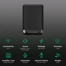 SONY SA-SW5 300W Wireless Subwoofer (Deep Bass, 1 Channel, Black) - Image 3