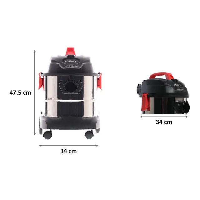 EUREKA FORBES NXT 1380W Wet & Dry Vacuum Cleaner with In Hand Suction Control (Powerful Blower, Black & Red) - Image 2