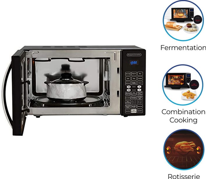 IFB 30 L 360 Motorised Rotisserie, Dual heater technology Convection Microwave Oven (MICRO WAVE OVEN 30FRC2, Black) - Image 4