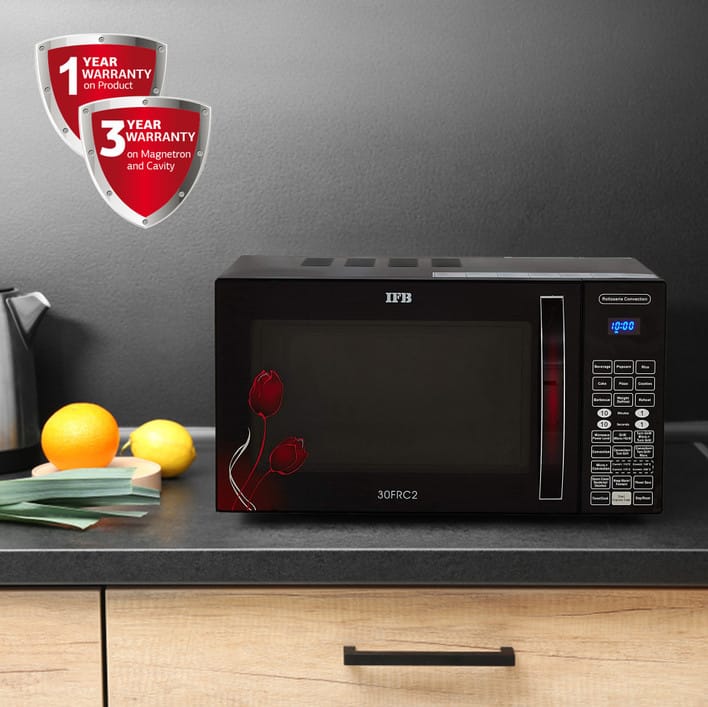 IFB 30 L 360 Motorised Rotisserie, Dual heater technology Convection Microwave Oven (MICRO WAVE OVEN 30FRC2, Black) - Image 8