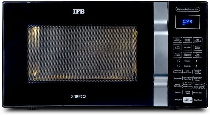 IFB 30 L Convection & Grill Microwave Oven (30BRC3, BLACK)