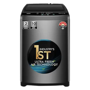 Haier 6.5 kg 5 Star Fully Automatic Top Load Washing Machine (HWM65-306S8, Ultra Fresh Air, Dark Jade Silver)