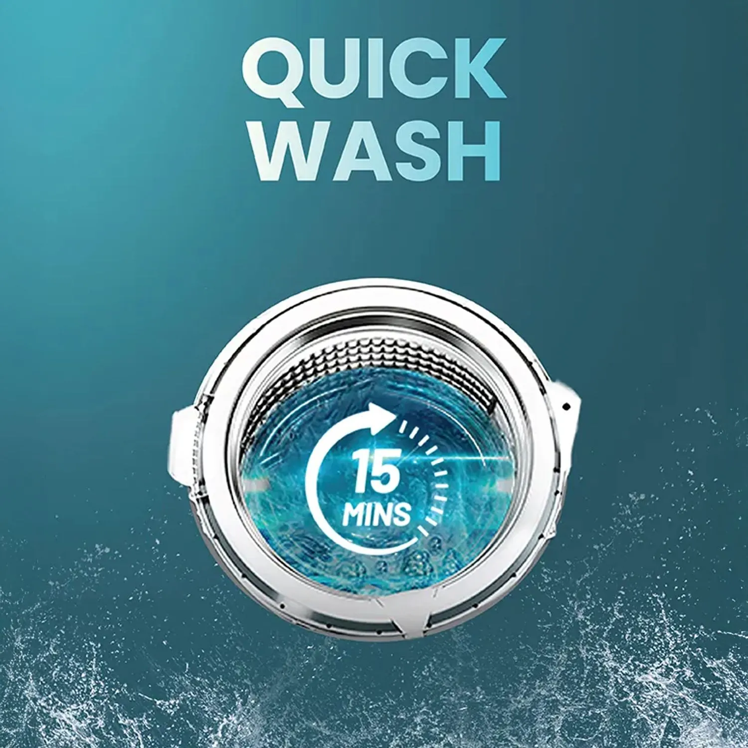 Haier 8 kg 5 Star Fully Automatic Top Load Washing Machine (HWM80-316BK, Oceanus Wave Drum, Dark Jade Silver) - Image 6