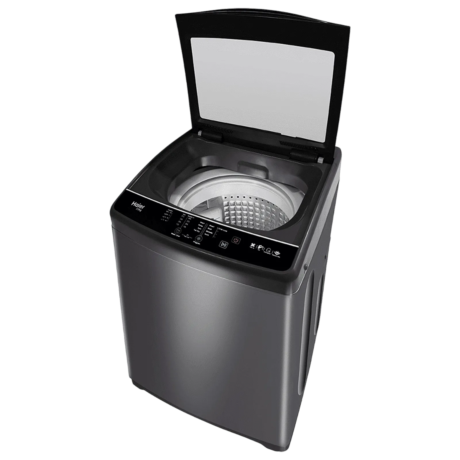 Haier 8 kg 5 Star Fully Automatic Top Load Washing Machine (HWM80-316BK, Oceanus Wave Drum, Dark Jade Silver) - Image 11