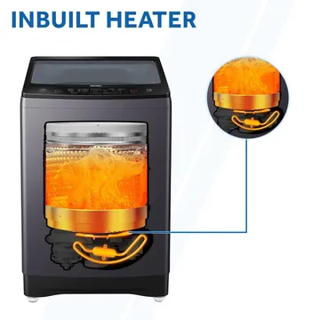 Haier 8 kg Fully Automatic Top Load Washing Machine (HWM80-H826S6, In-built Heater, Jade Silver) - Image 10