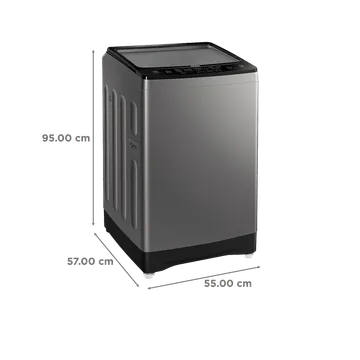 Haier 8 kg Fully Automatic Top Load Washing Machine (HWM80-H826S6, In-built Heater, Jade Silver) - Image 3