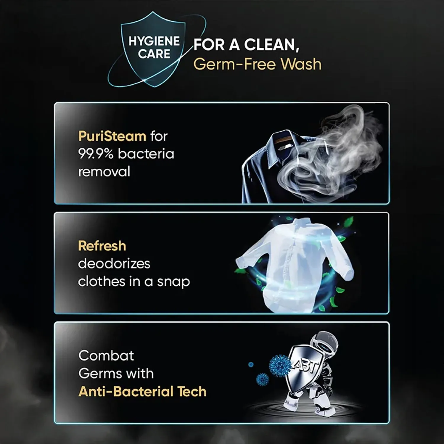 Haier 9 kg Fully Automatic Front Load Washing Machine (HW90-DM14959CS8U1, Direct Motion Motor, Dark Jade Silver) - Image 2